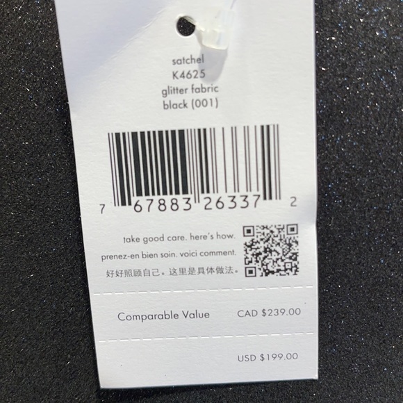 Kate Spade K4625 Shimmy Glitter Satchel Crossbody - Picture 3 of 10